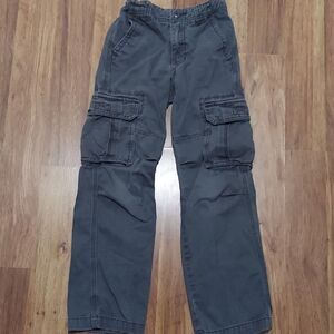 Kids 10 Cherokee cargo pants gray
